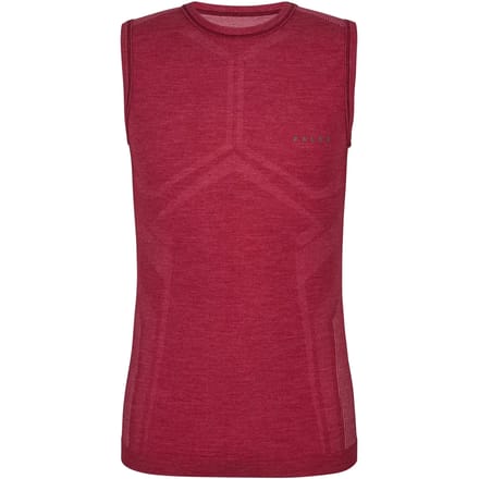 FALKE Wool-Tech Light warme en koude temperatur wol functioneel materiaal Top van onderlaag heren rood - maat S