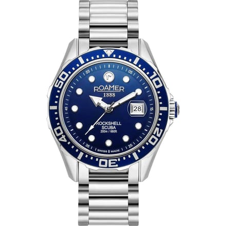 Roamer Rockshell 220858-41-45-50 Rockshell Mark III Scuba Horloge
