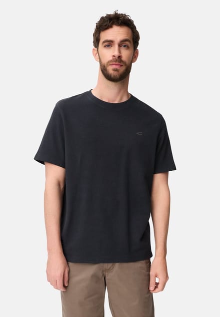 camel active T-Shirt van puur katoen - Maat - Donkerblauwmenswear-L