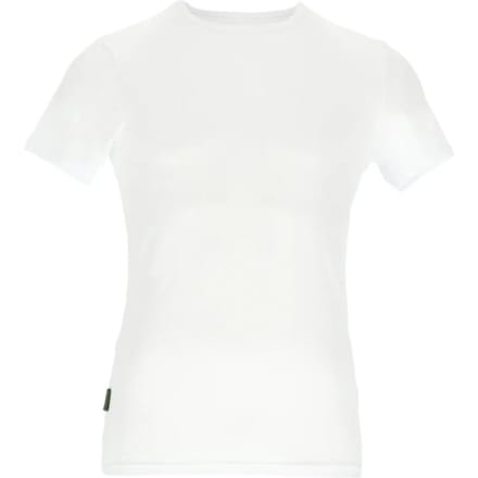 Basset Heren Bamboe T-Shirt Ronde Hals Wit - Maat M