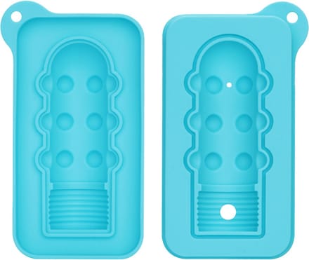 LoveToy - Siliconen IJsblokjesvorm - Mini Penis - Blauw