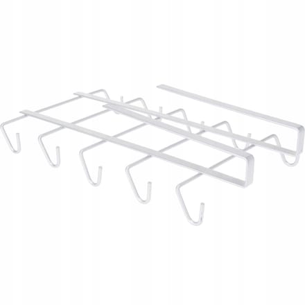 Koopman - Keukenhouder voor Mok - Metaal - Zilver - 28,5 cm