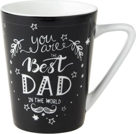 Dutch Rose Beker Best dad zwart doos a 4