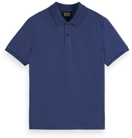 Scotch & Soda Seasonal Core Pique Chest Logo Polo