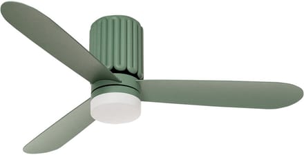CREATE - Stille plafondventilator 40W Ø132 cm met LED-verlichting - Sage - WIND CALM SCULPT