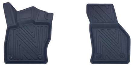 Rubbermatten Skoda Octavia 2013-2020 (voorset) - Premium carbonlook