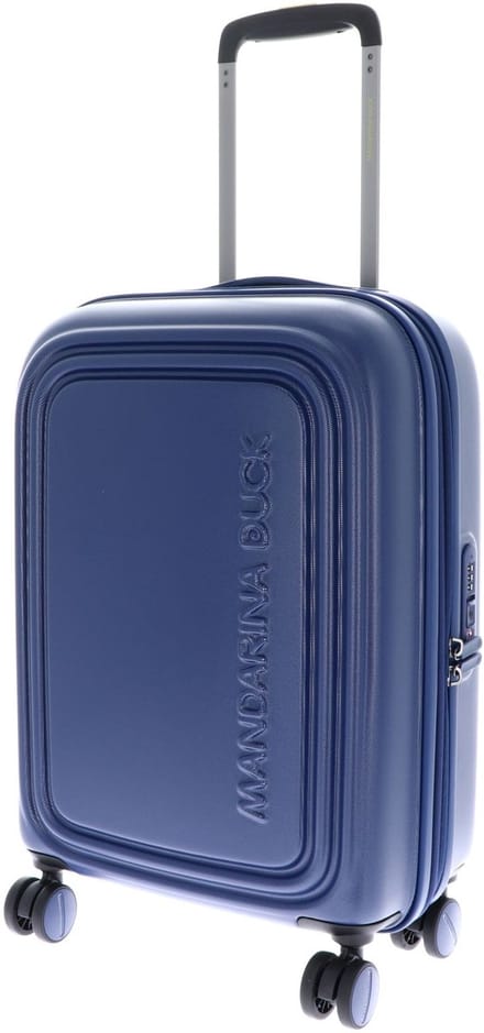 MANDARINA DUCK trolley Logoduck + Expandable Trolley Deep Blue donkerblauw 55cm