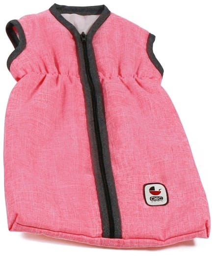 Bayer Chic 2000 - Poppen Slaapzak - Melange Antraciet Pink