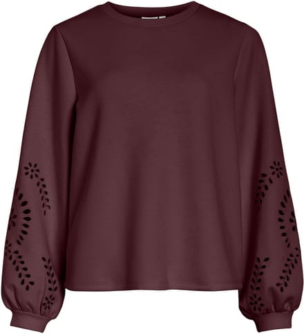VILA - VISANDY L/S DETAIL SWEAT TOP - NOOS - Dames - Sweaters