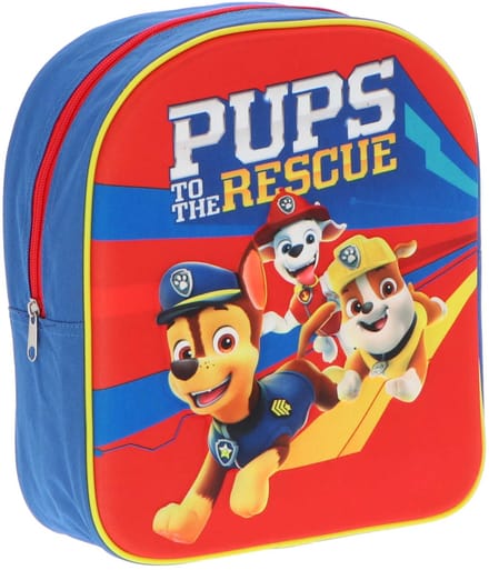 Paw Patrol 3D Rugzak - Schooltas - Polyester - Rood - Rugzak kind