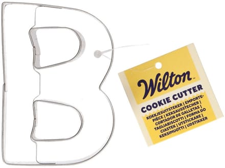 Wilton Koekjes Uitsteker - Letter B - Uitsteekvormpjes - Koekjes Vorm
