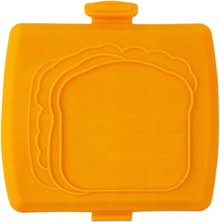 Sandwich Maker - Toastie Pers - Snelle Snacks Maken - Compact Draagbaar - 17 cm Breed - Oranje