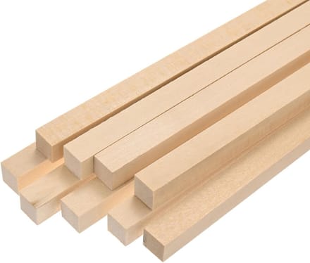 10 Pack Houten Vierkante Dowel Sticks 32 x 12 Inch Onbehandeld Hout voor Creatieve Projecten, DIY en Modelbouw