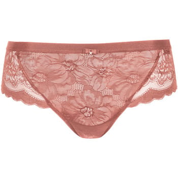 Bruin-rode kanten brazilian slip Lisca Evelyn Bruin vrouw 36