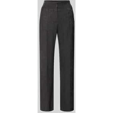 Flared stoffen broek met glittereffect