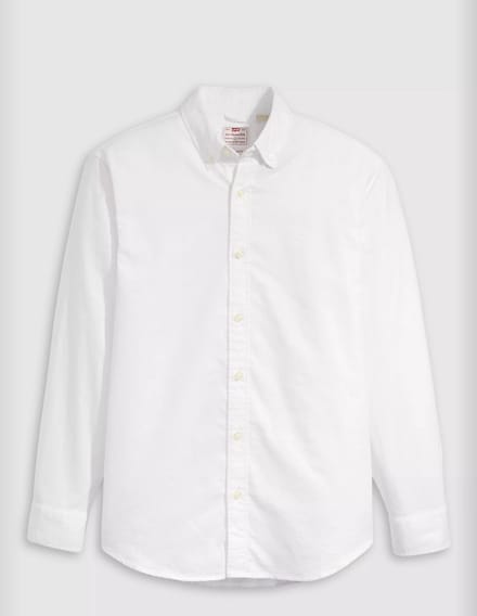 Levi´s ® Authentic Button Down Overhemd Met Lange Mouwen Wit M Man