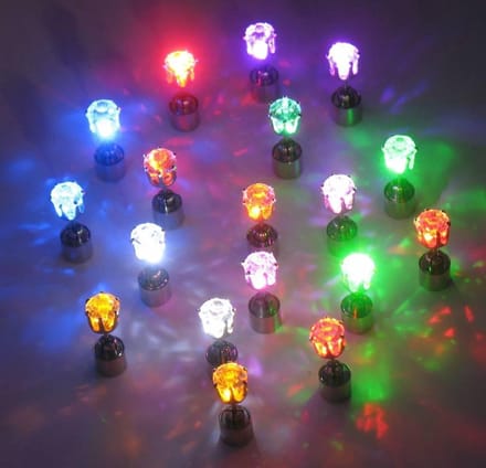 Dolphix - LED Oorbellen set Paars - 2 stuks