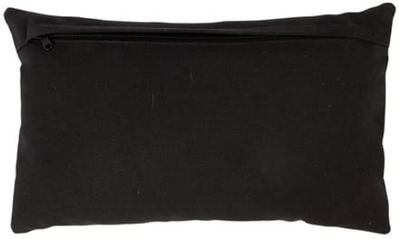 kussen koe uni zwart 30x50cm