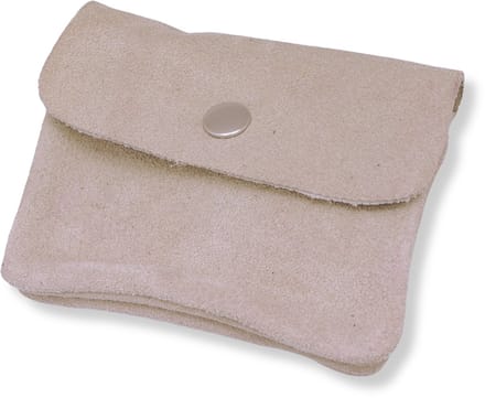 Bijoutheek Portemonnee Leer Italiaans Suede Creme