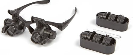 Extra Sterke Loupe Bril met 4 sets Lenzen