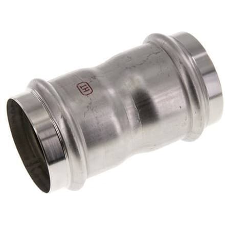 Perskoppeling - 54mm Persmof - RVS