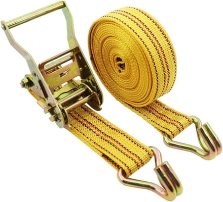 Spanband Ratel - Sjorband Haken - Lading Zekeren - Premium Polyester - 3 Meter - Zwart