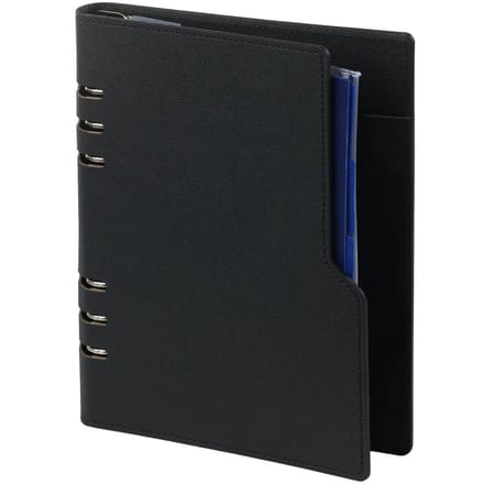 1016-01 A5 6 Ringplanner Korrel Zwart 1 week per 2 paginas 2026-2027-2028