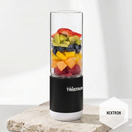 Nextron - Tristar draagbare mini-blender smoothie on the go milkshake beker shaker blender healthy sap