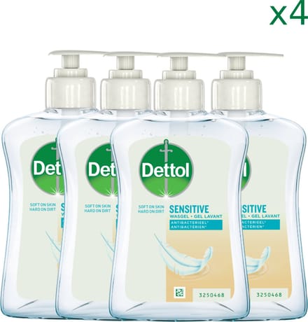 Dettol Handzeep - Gevoelige Huid - 250ml x4