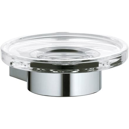Keuco Plan - Zeepschaal met houder, helder glas/chroom 14955019000