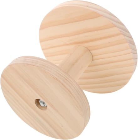 Houten strijkplank - Compacte strijkplank - Kleine textiel - Ruimtebesparend ontwerp - 18 x 18 cm - Beige