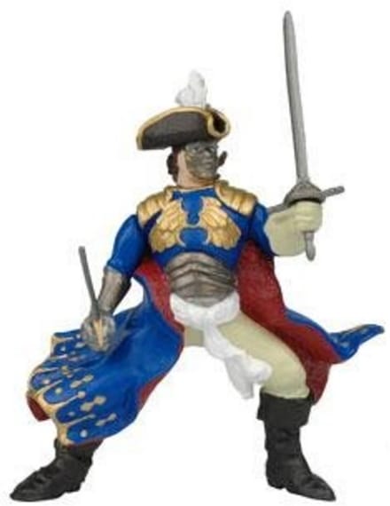 Speelfiguur - Mens - Strijder - Met ijzeren masker*