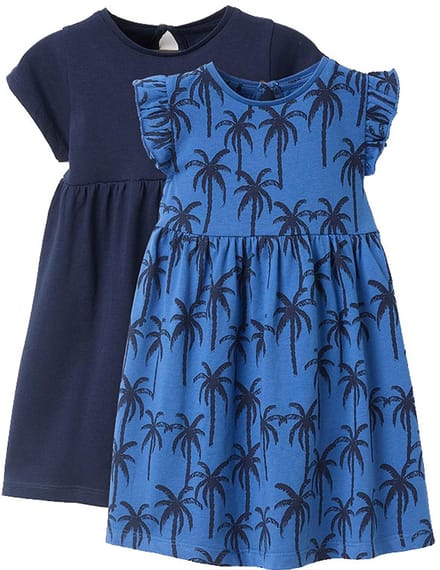 Zippy 3107116502 Jurk 2 Eenheden Blauw 18-24 Months Meisjes