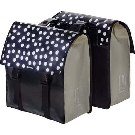 Basil Urban Load Dubbele fietstas - Zwart - 48 Liter