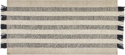 TACETTIN - Modern vloerkleed - Gebroken wit - 80 x 150 cm - Wol
