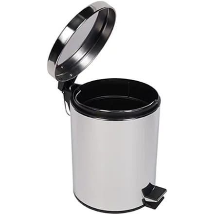 5l Pedal Bin Mat Lichtgrijs