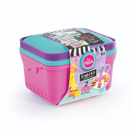 So Slime DIY winkelmandje met slijm coll - Roze Spelen met slijm