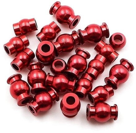 Dailygoody - Aluminium Pivot Ball Set - Hot Racing - Duurzaam - Rood