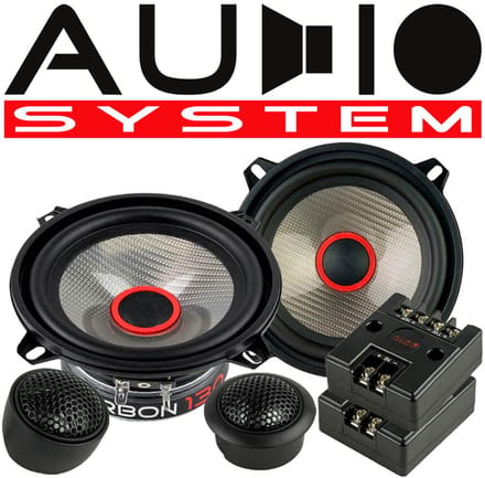 Audio System Carbon 130,(5.25'') 13 cm Component set / Composet / Autospeakers / luidsprekers