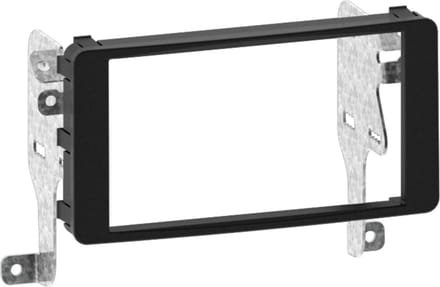 2-DIN Paneel geschikt voor Mitsubishi Lancer (CY0) 2007-2018 Kleur: Zwart