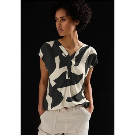 Gedessineerde blouse