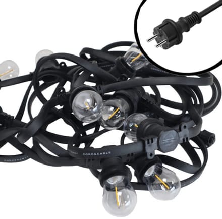 30m Arena Pro Platte Prikkabel – Warm Wit 2700K