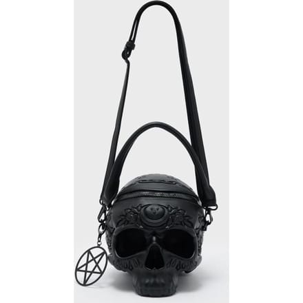 Killstar - Gothic Handtas - Contact The Dead Skull - voor Vrouwen - zwart