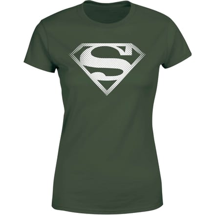 Superman Spot Logo Women's T-Shirt - Green - M