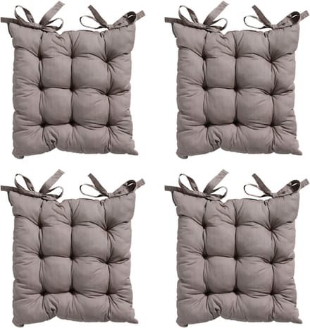 Madison - Zitkussen Toscane Basic taupe - Ca. 46x46 cm - Set van 4