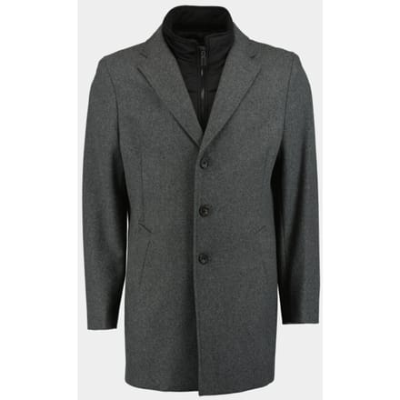 Bos Bright Blue Wollen jas job coat 24301jo07bo/980 anthra