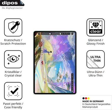 dipos – 2x Beschermfolie geschikt voor Huawei MatePad 11.5 2026 | Krasbestendige & heldere Screenprotector Ultra-Thin