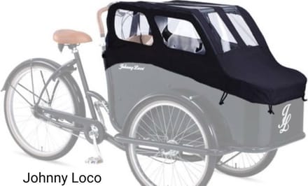 Johnny Loco Regenhuif de Luxe compleet ( driewielbakfiets )