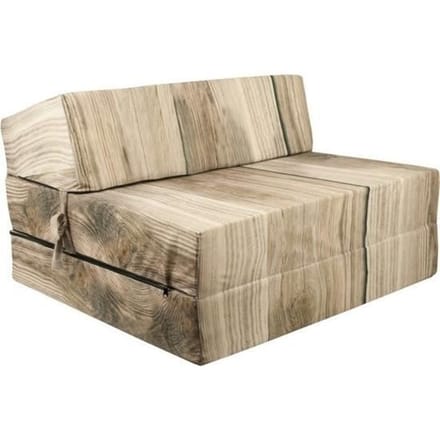 Matelas pliable - Invité - 200x90x15 cm - Bois - Doux - Anti-allergique vert