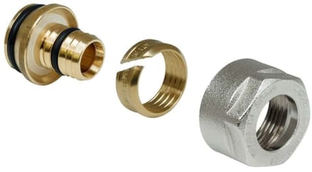 Eurokonus Koppeling 16mm, 2 stuks - Verwarmingskoppeling